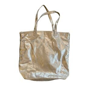Metallic‎ Gold Tote Bag by American Eagle | Boho Y2K Everyday Bag